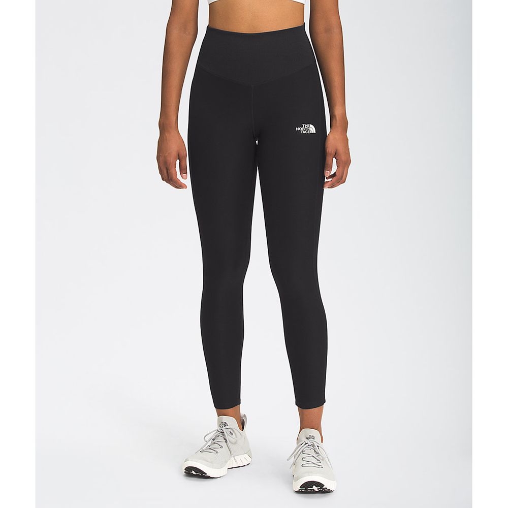 The North Face Leggings Womens Australia - The North Face Dune Sky 7/8 Black (ZVN-719823)